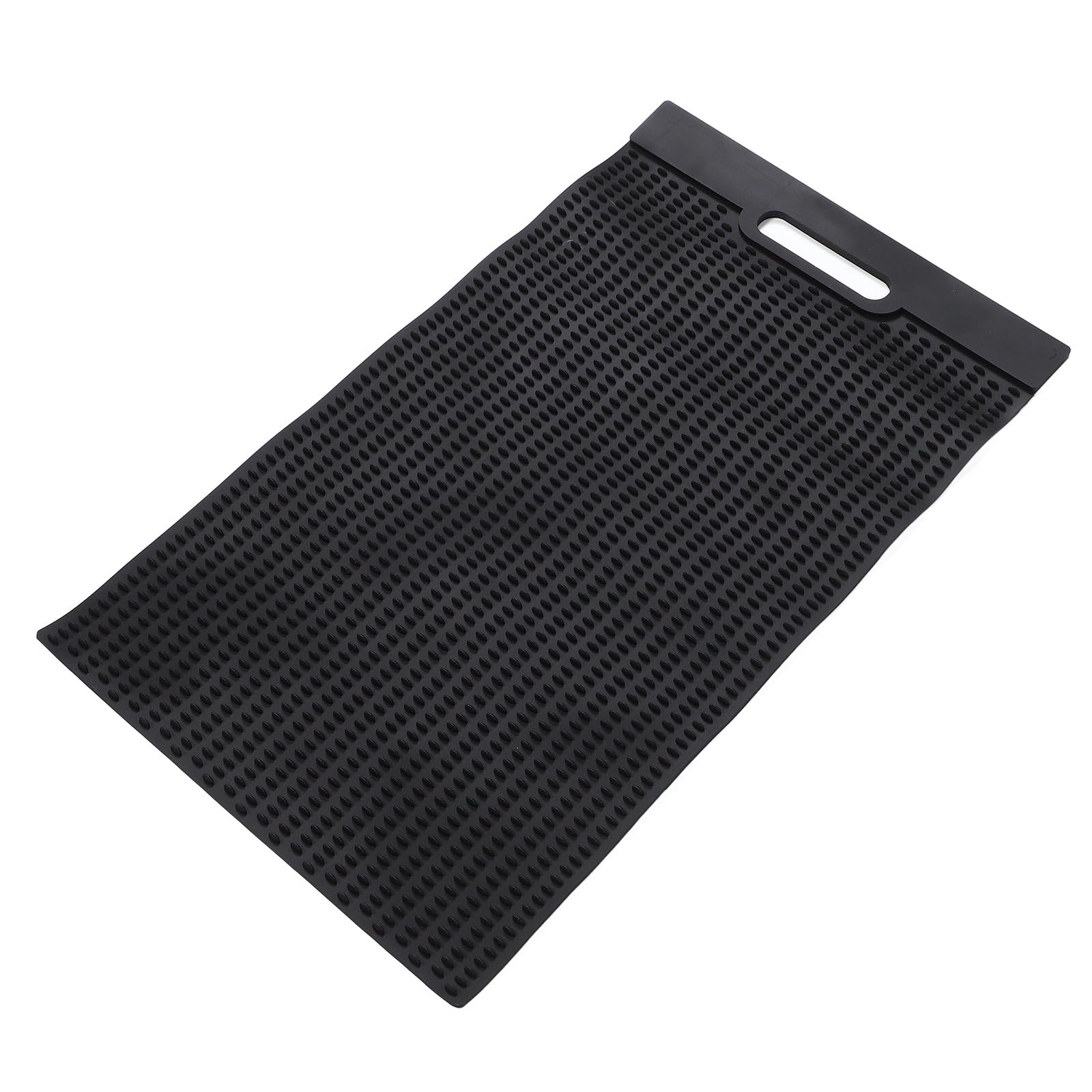 Gadpiparty Fischverarbeitungsmatte und Multifunktionaler Nutzung Pvc mit Rutschfestem Design Schwarz Kleines Elegantes Schneidebrett für Küche und Boot
