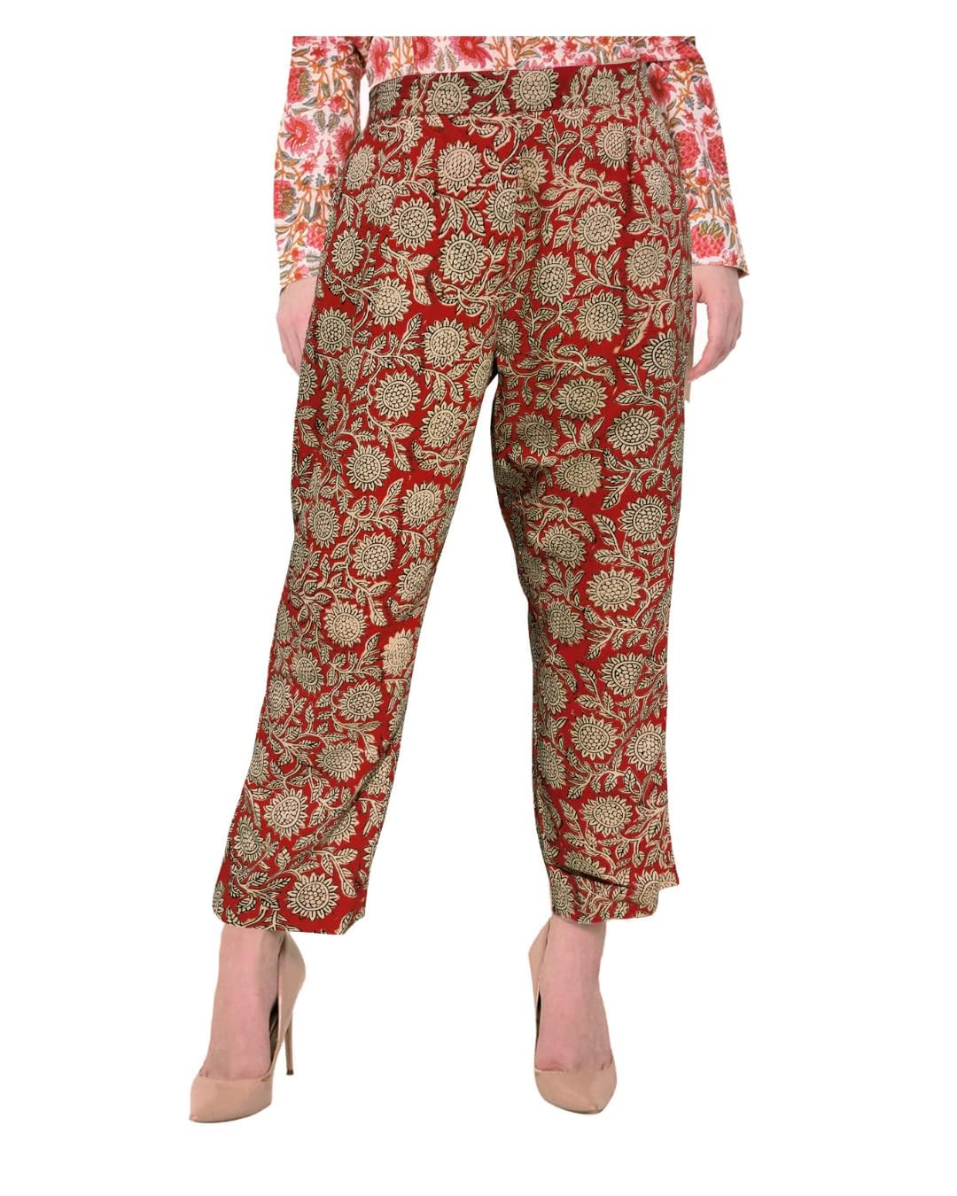 Women Pants Bottom Pant Cotton Trousers with Pockets-picture-42