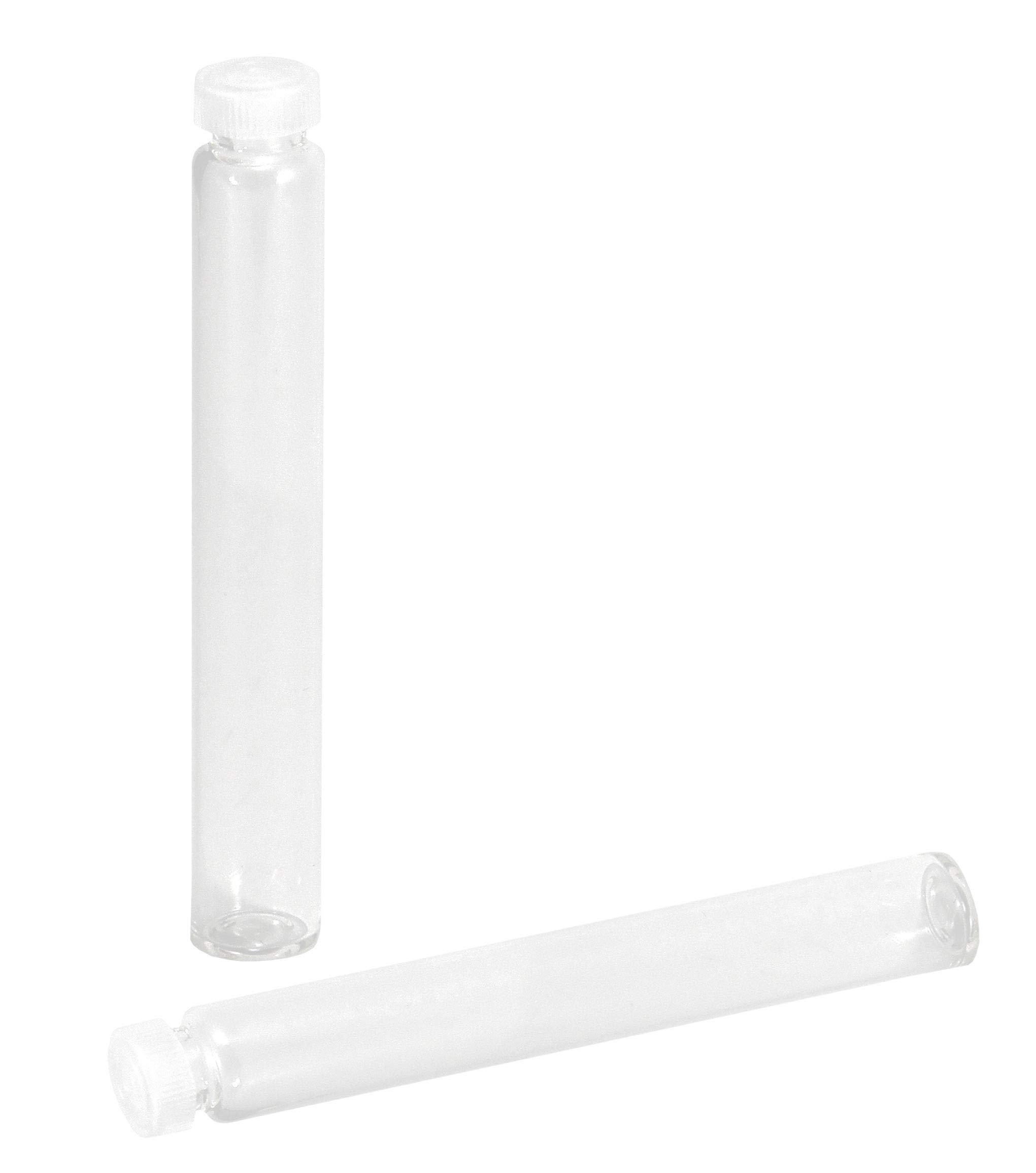 384 Stück, 4ml, 60mm x Ø12mm, Rollrandflaschen, Ampullen, Reagenzgläser, Rollrandgläser, Laborglas, Phiolen Made in Germany