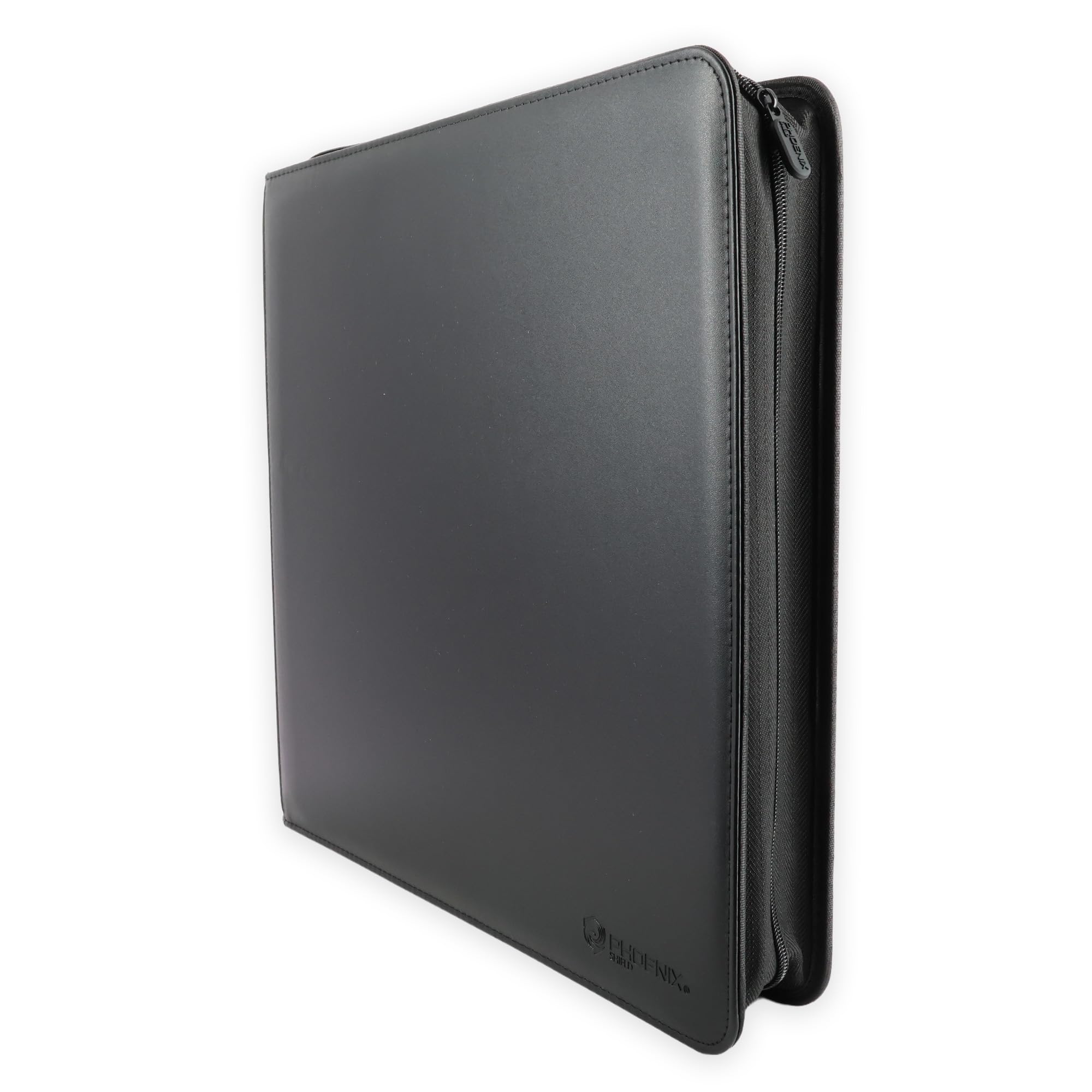 Phoenix Shield | Portfolio Premium à Fermeture Zip 9 Poches - Range 480 Cartes avec Toploader