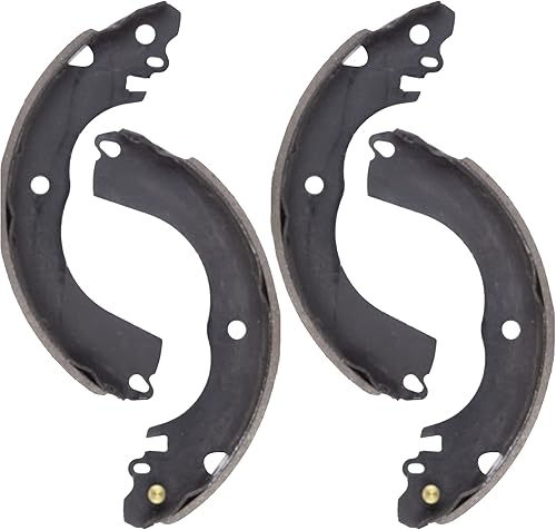 Goodyear Frenos GYS924 | Zapata de freno trasera premium para Mitsubishi i-MiEV 17-12, Mirage 19-16, Mirage G4 19-17; Nissan Tiida 18-07, Versa 12-09