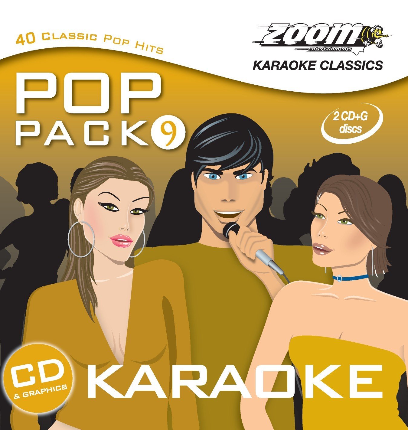 Zoom Karaoke Pop Pack 9 Double CD+G Set Zoom Karaoke Amazon.es
