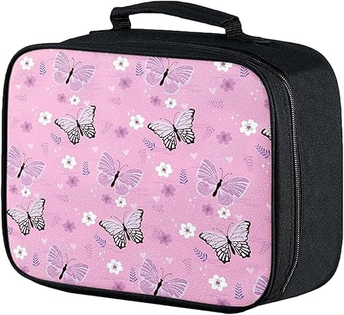 Miniatura 19 de Lonchera para niños, lonchera aislada para niños, adolescentes, niños y niñas, con bolsillo con cremallera, bolsa de almuerzo reutilizable portátil