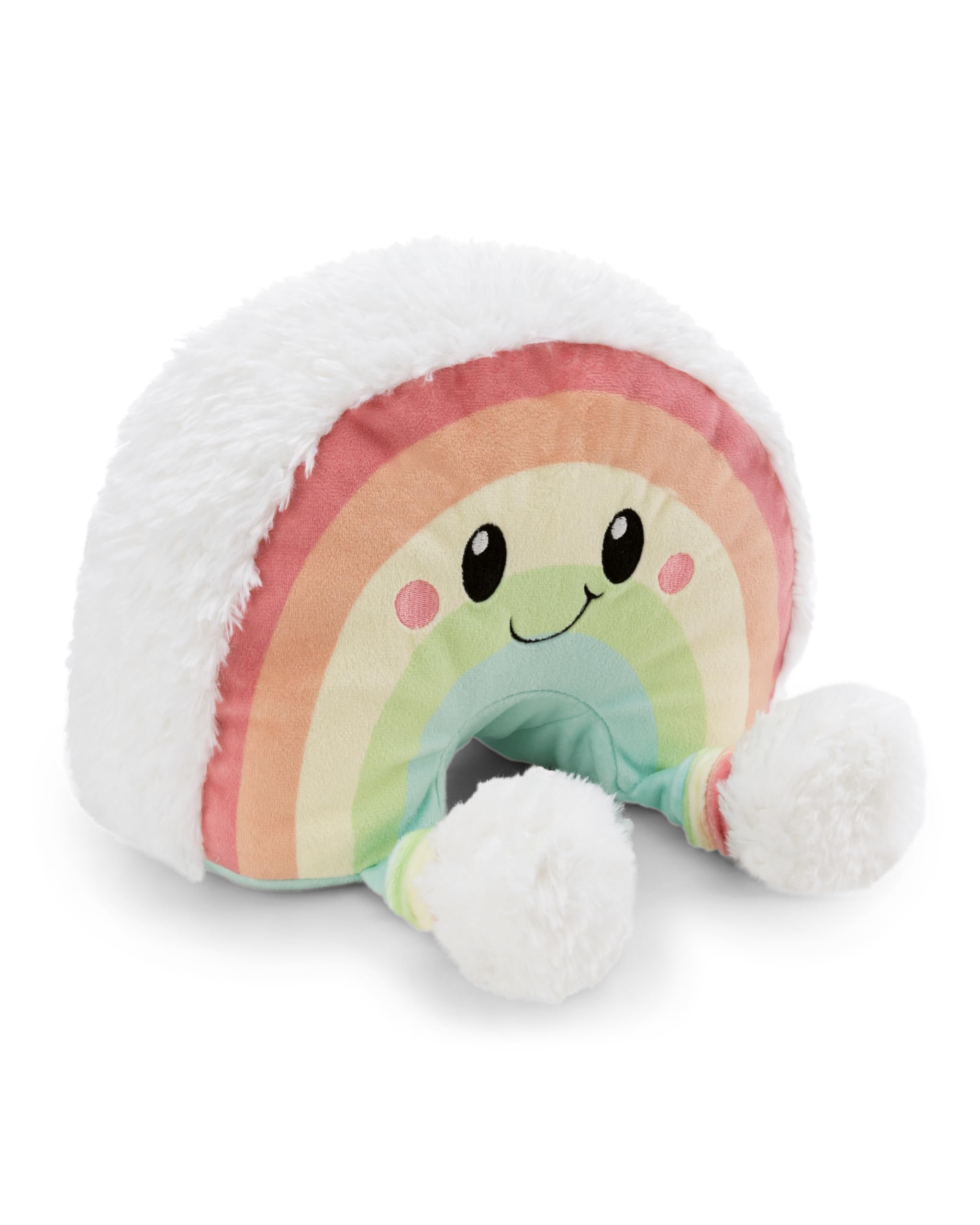 Nici Cuddly Rainbow Nibsi 28 cm, Colourful Soft Plush Toy, Cute, Fluffy Rainbow for Cuddling & Playing with, for Children and Adults - Great Gift Idea - 62317