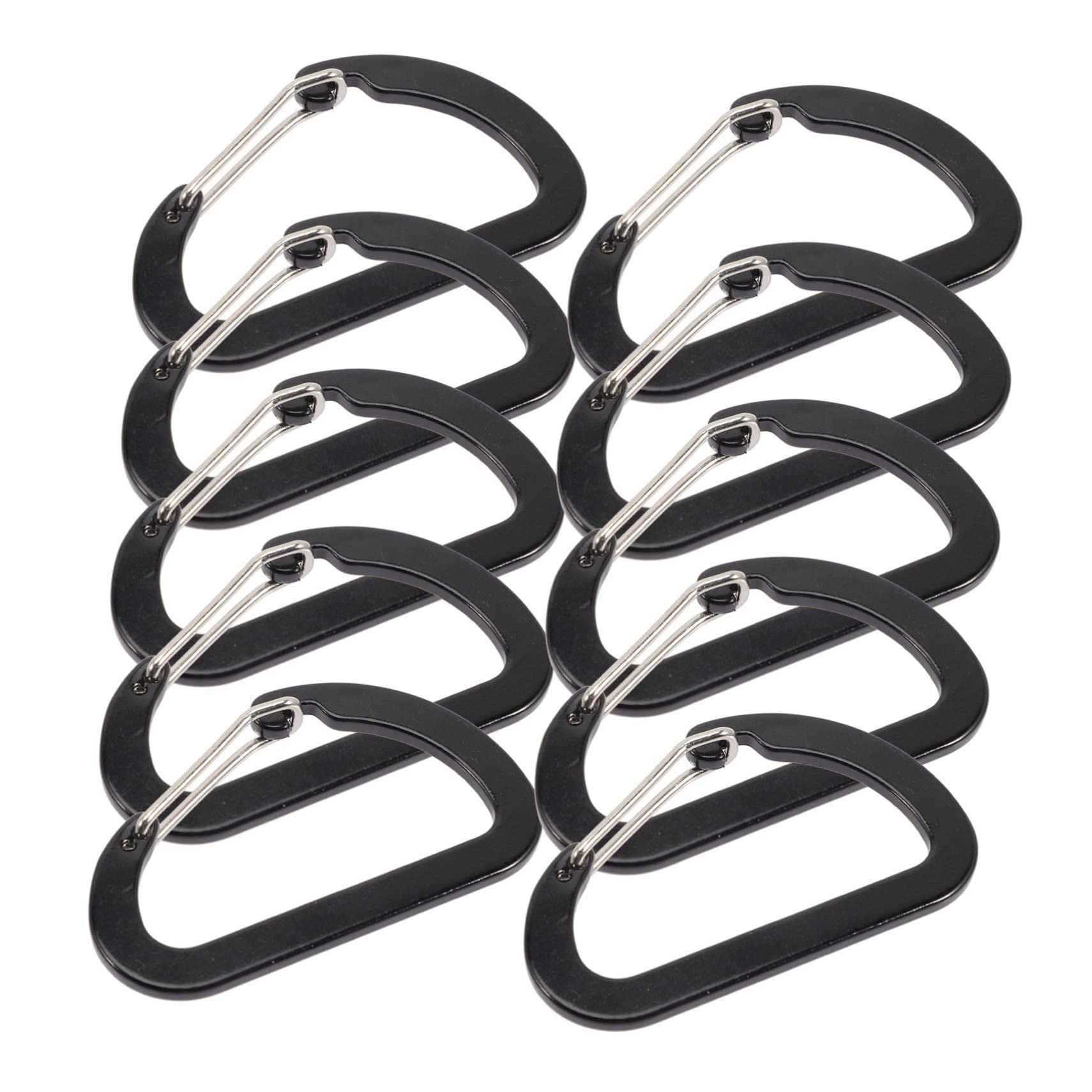 BESTonZON Mosquetones Accesorios De Camping Clips De Carabiner Actividades