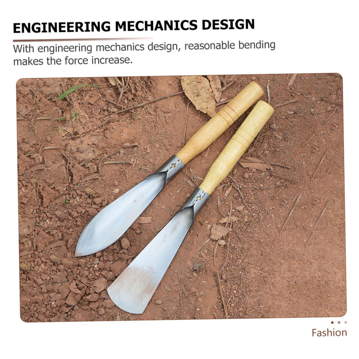 UKCOCO 4 Pièces Acier Inoxydable de Outils de Jardinage Pratiques pour Transplantation Désherbage Plantation de Plantes