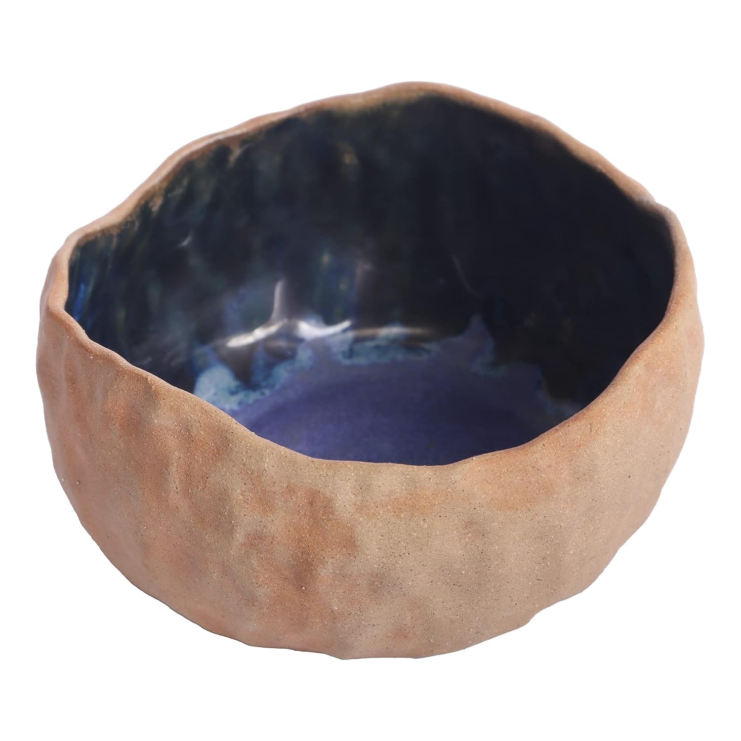 Buy STUDIO MEERAYA Handmade Clay Microwave Safe Earthy Soup Bowl, 250