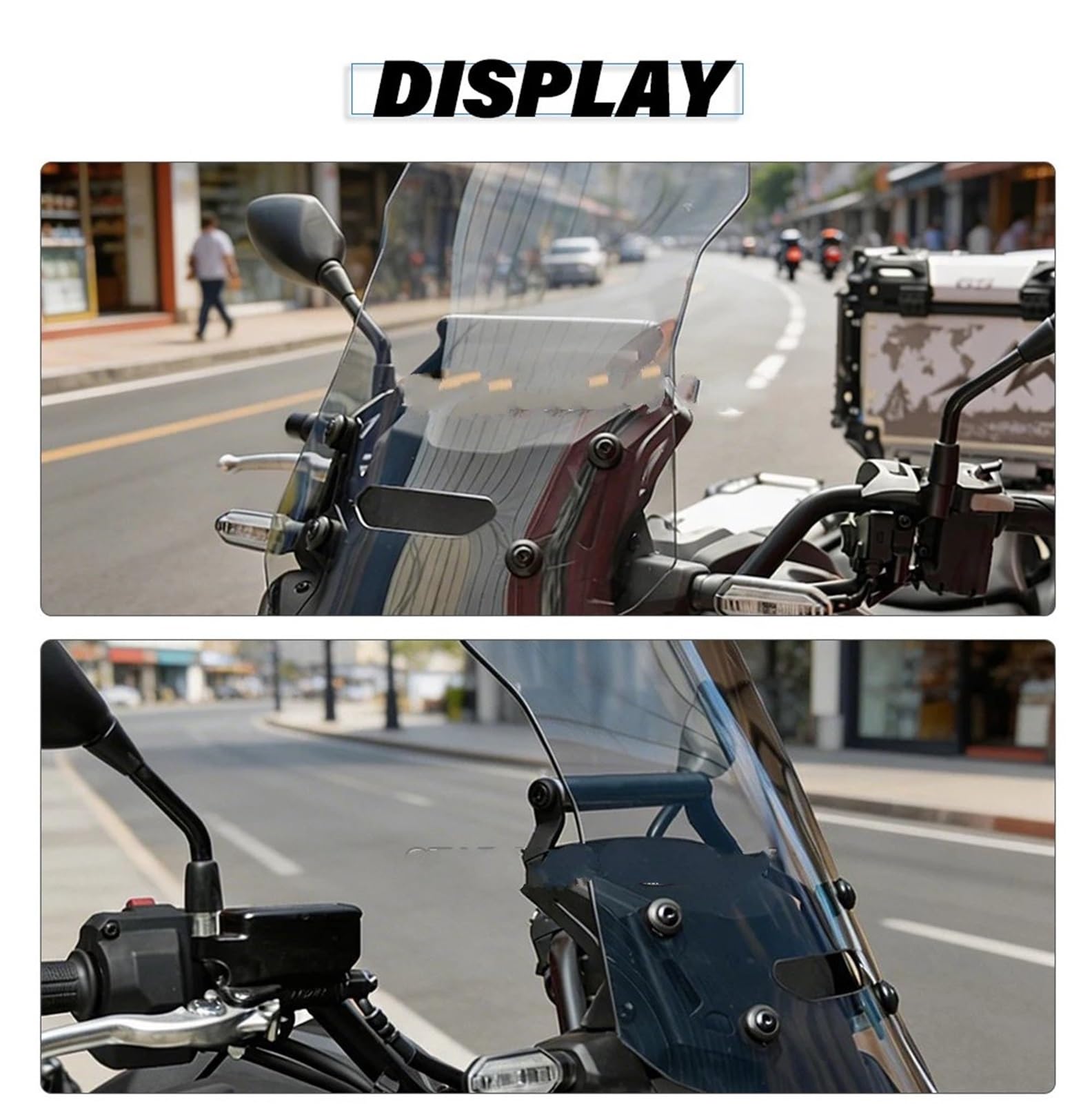 Moto GPS Staffa Navigazione Per NC750X NC 750X 2025-Supporto Per Piastra Di Navigazione Per Supporto Per Smartphone GPS Per Moto Supporto Per Parabrezza Supporto Per Navigatore GPS Per Moto(22mm.)