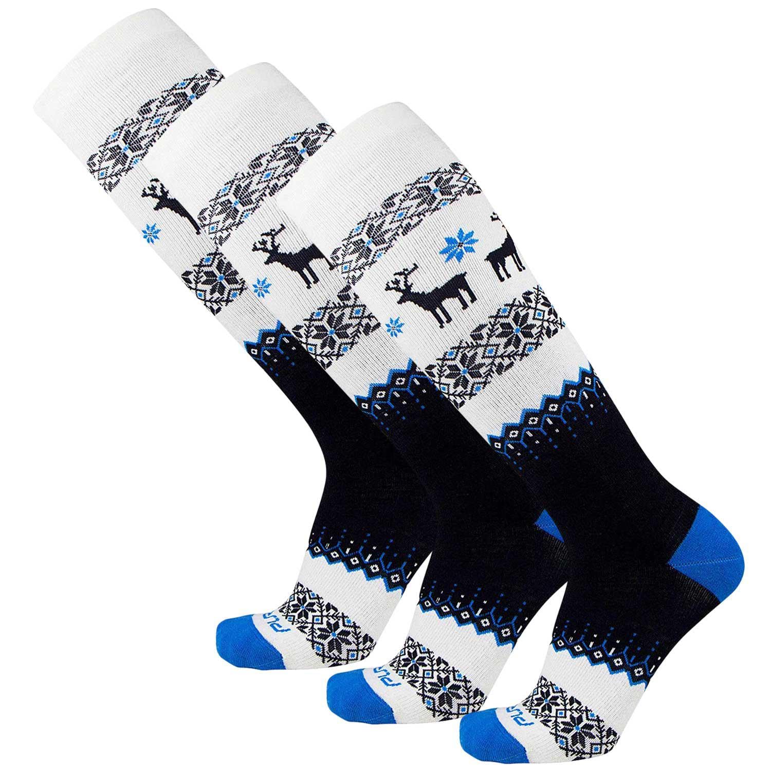 Pure Athlete Warm Wool Ski Socks Winter – Women Skiing Merino Snowboard Pack Men
