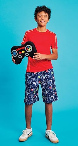 Miniatura 2 de iscream Almohada de chenilla con forma de controlador de videojuegos de felpa 3D de 12.5" x 8"