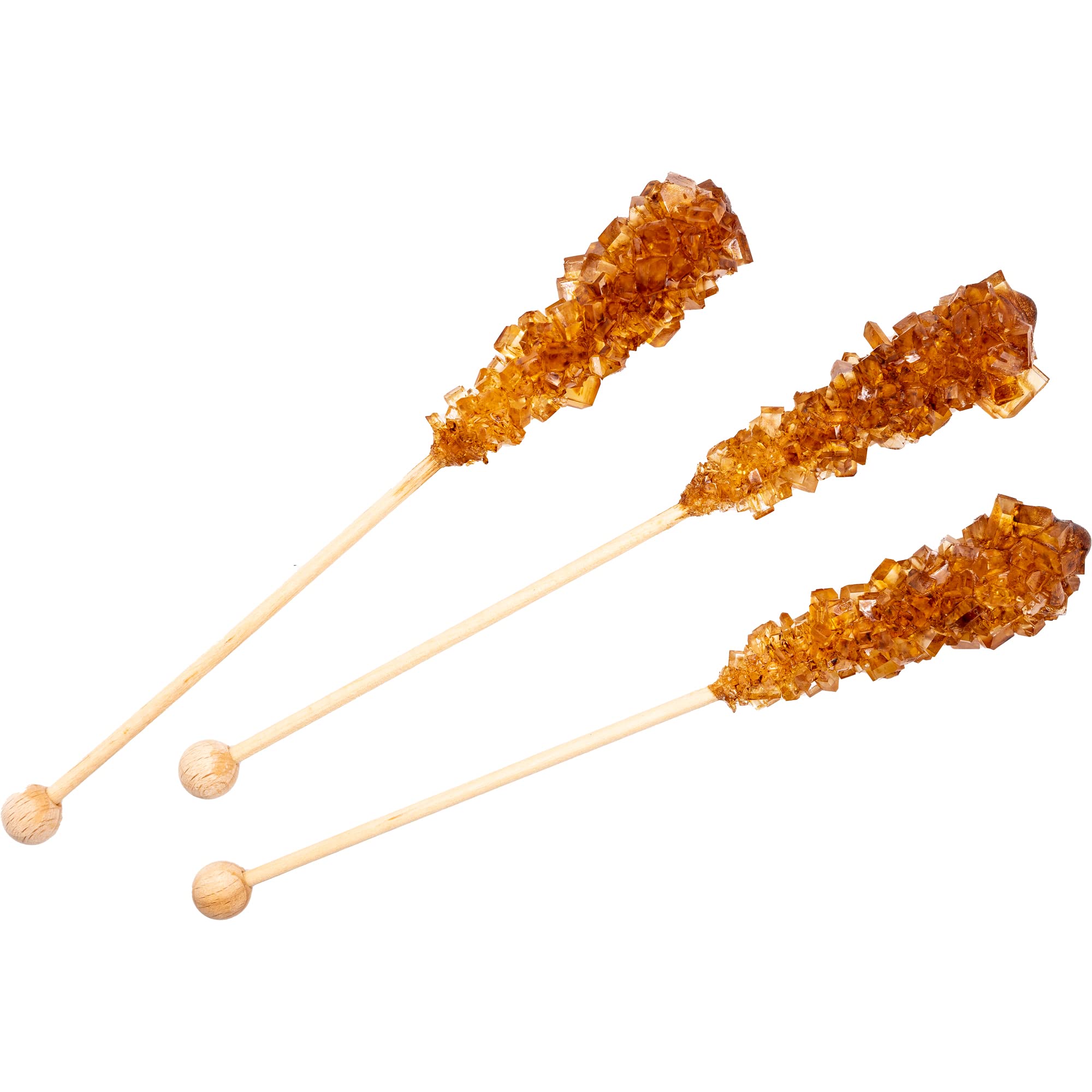 100 bâtonnets de sucre candi brun de 12,5 g | Sucre candi en bâtonnets | Bâtonnets de sucre candi | Sucre pour thé en bâtonnets