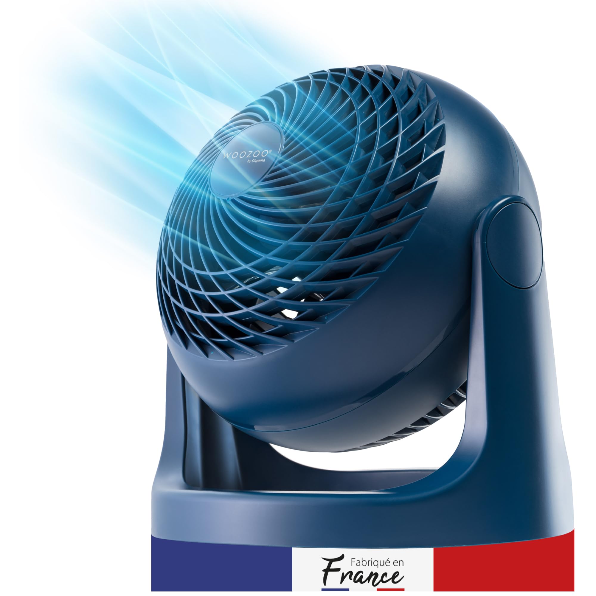 Ventilator de masa, Iris Ohyama, Woozoo, 25W, Cu 10 trepte viteza, Alb