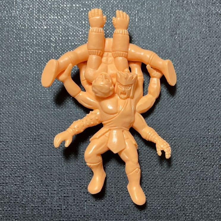 キンケシ 復刻版11 新造形 阿修羅バスター（アシュラマン＆テリーマン） 肌色 キン肉マン消しゴム キン消し 技消し