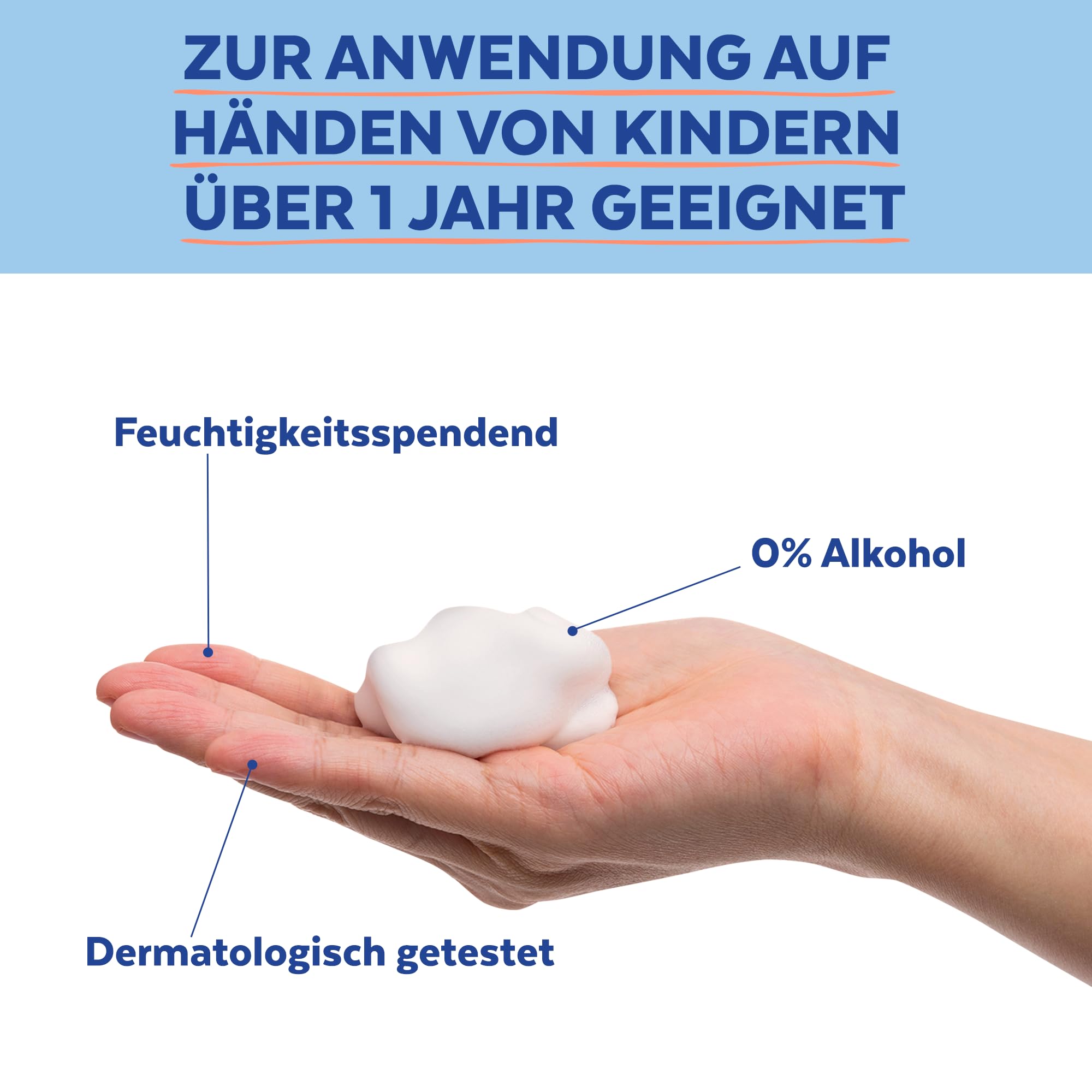 Sagrotan Desinfektion Handschaum – Kleines Handdesinfektionsmittel für unterwegs – 12 x 50ml antibakterieller Schaum