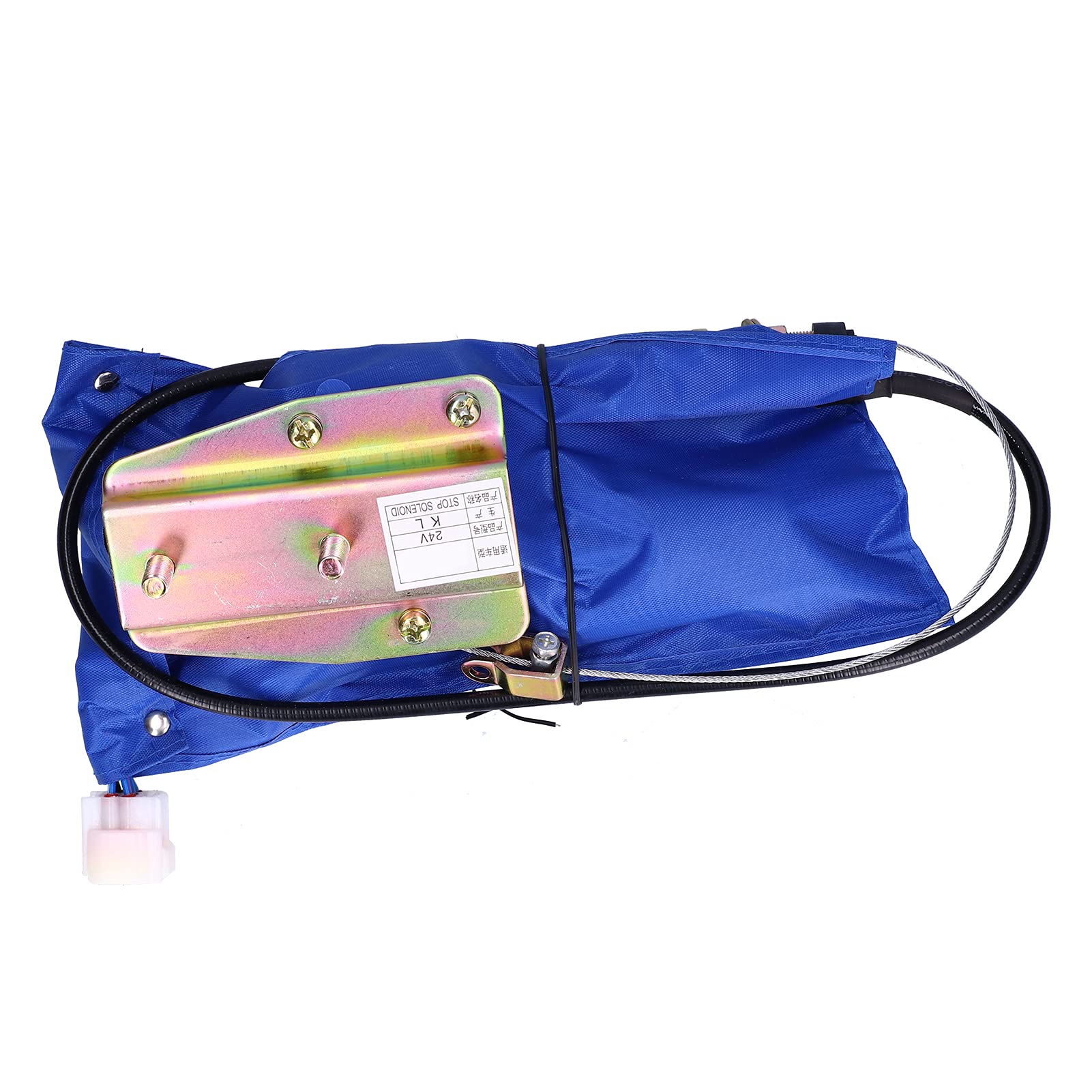 Zawór Odcinający do Koparki, 24V, Przewód 1-metrowy