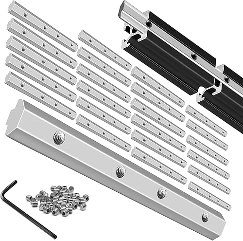 Miniatura 181 de 10 unids 2020 placa de extrusión de aluminio conector esquina L soporte 8020 V ranura hardware ranura T accesorios con tuercas en T y tornillos
