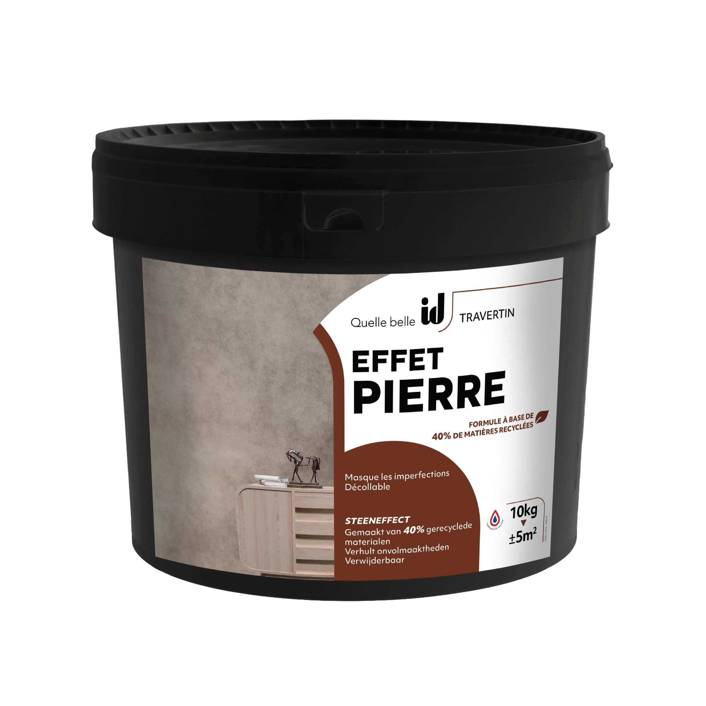 ID ENDUIT EFFET PIERRE PYRITE 10KG PARIS