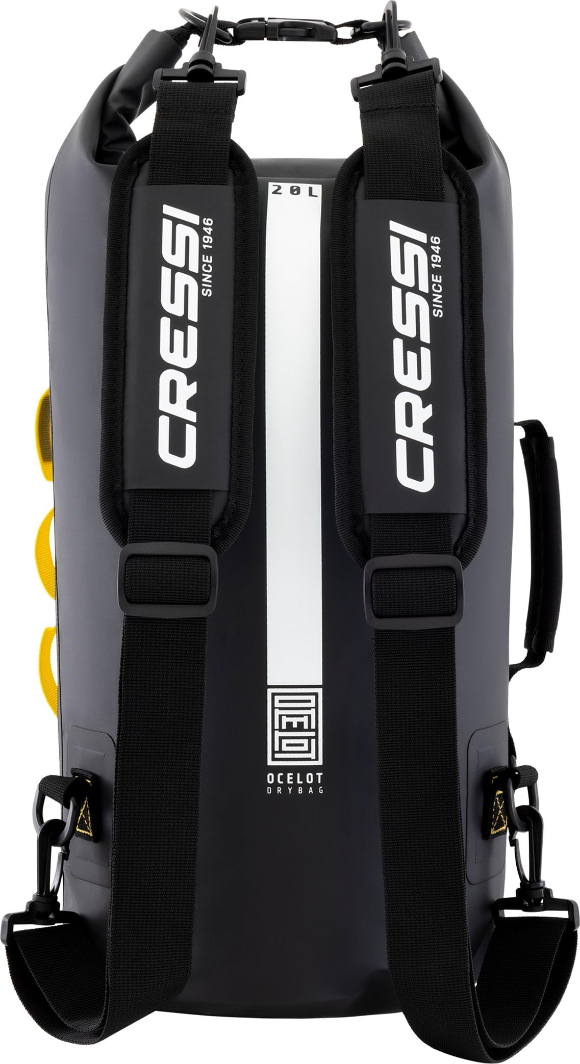 CRESSI Desde 1946 - Ocelot Dry Bag - Bolsa Estanca Impermeable para Mar, Barco y Actividades Acuáticas, Disponible en Tamaño Pequeño, Mediano y Grande