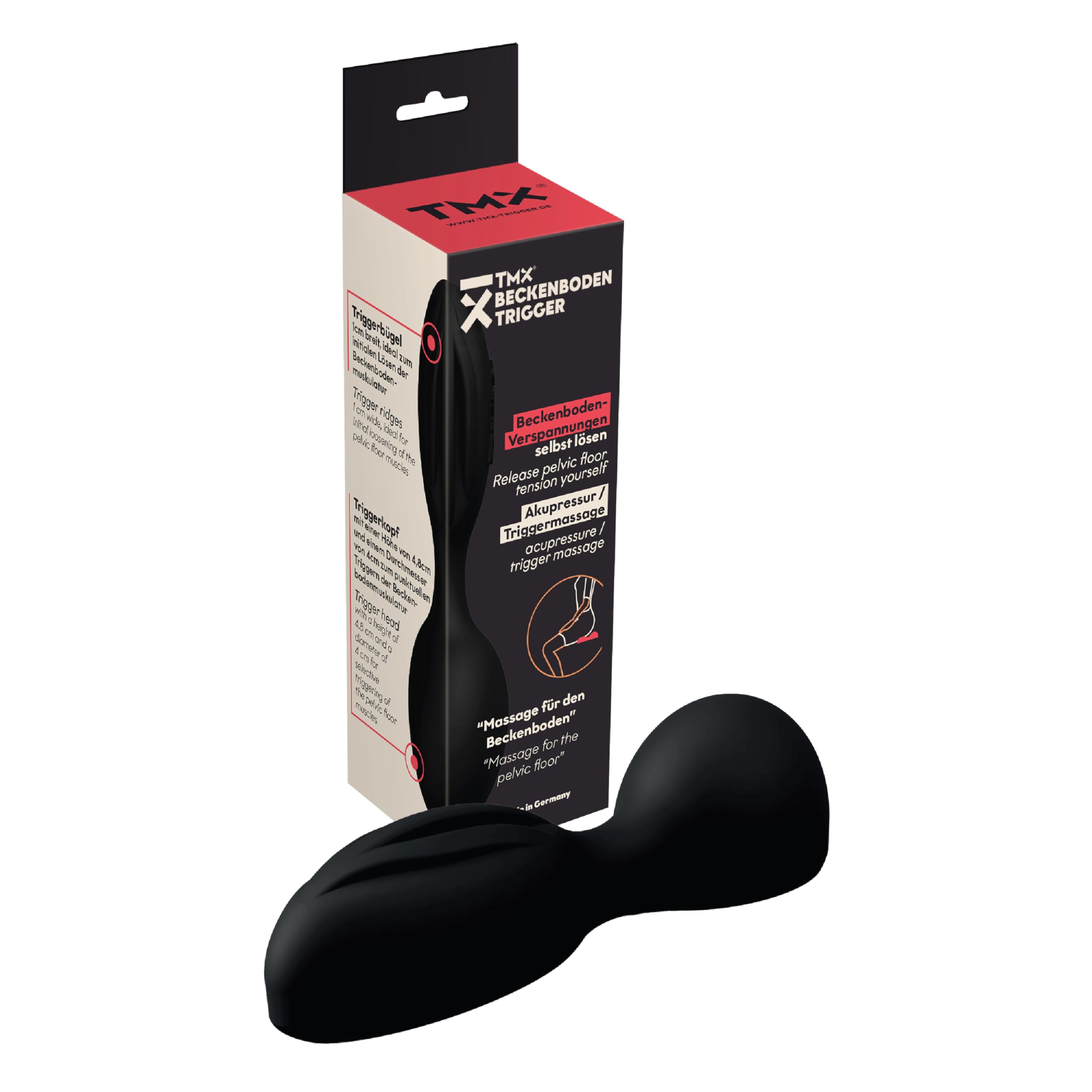TMX Pelvic Floor Trigger | Treatment of Pelvic Floor Pain, Pelvic Floor Tension | Incontinences / Insufficiencies | External Use | Pelvic Floor Acupressure | First Release Then Strengthen-image-5
