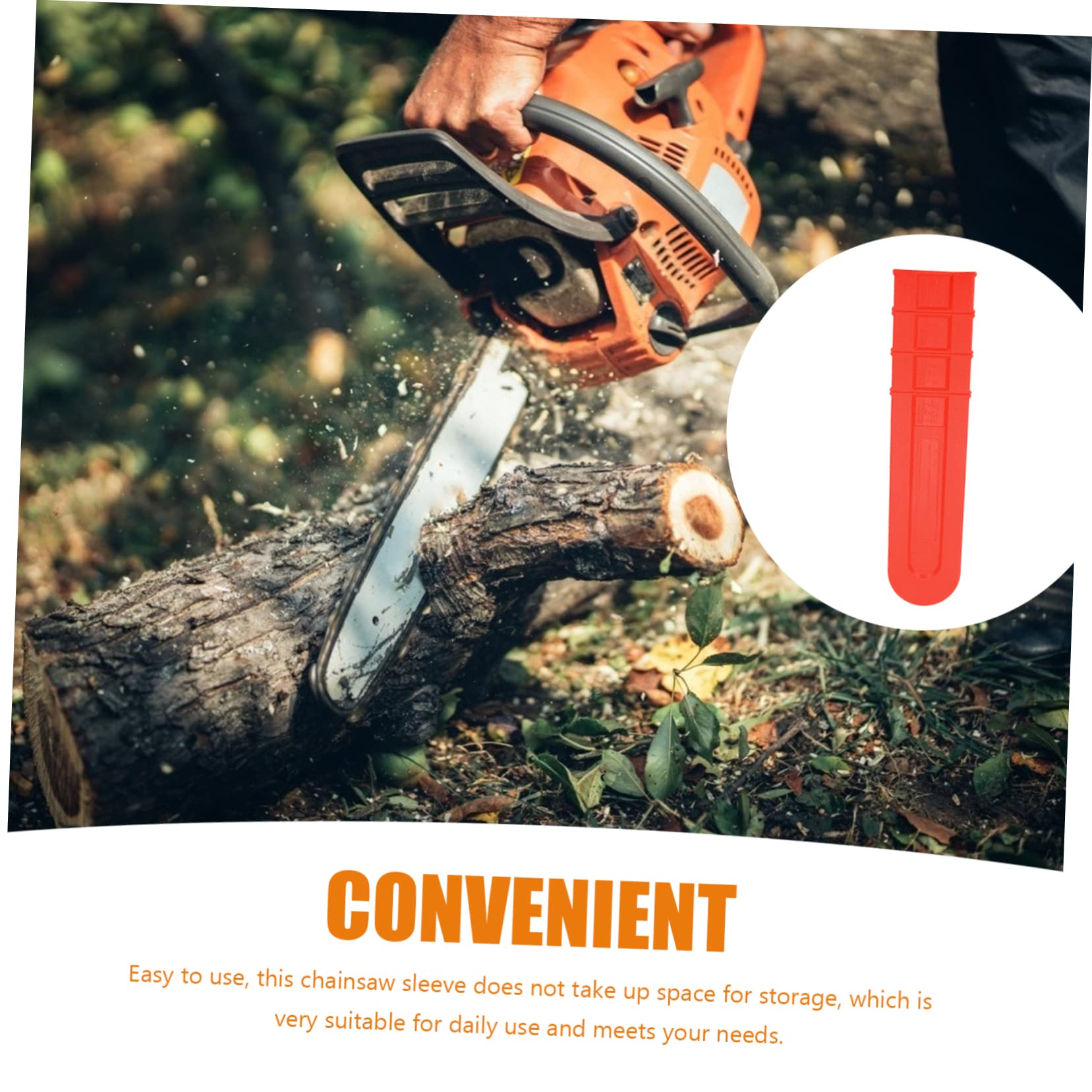 8 Fundas Protectoras de Plástico para Barra de Motosierra Cubierta de Barra Motosierra Funda Duradera para Almacenamiento y Uso al Aire Libre