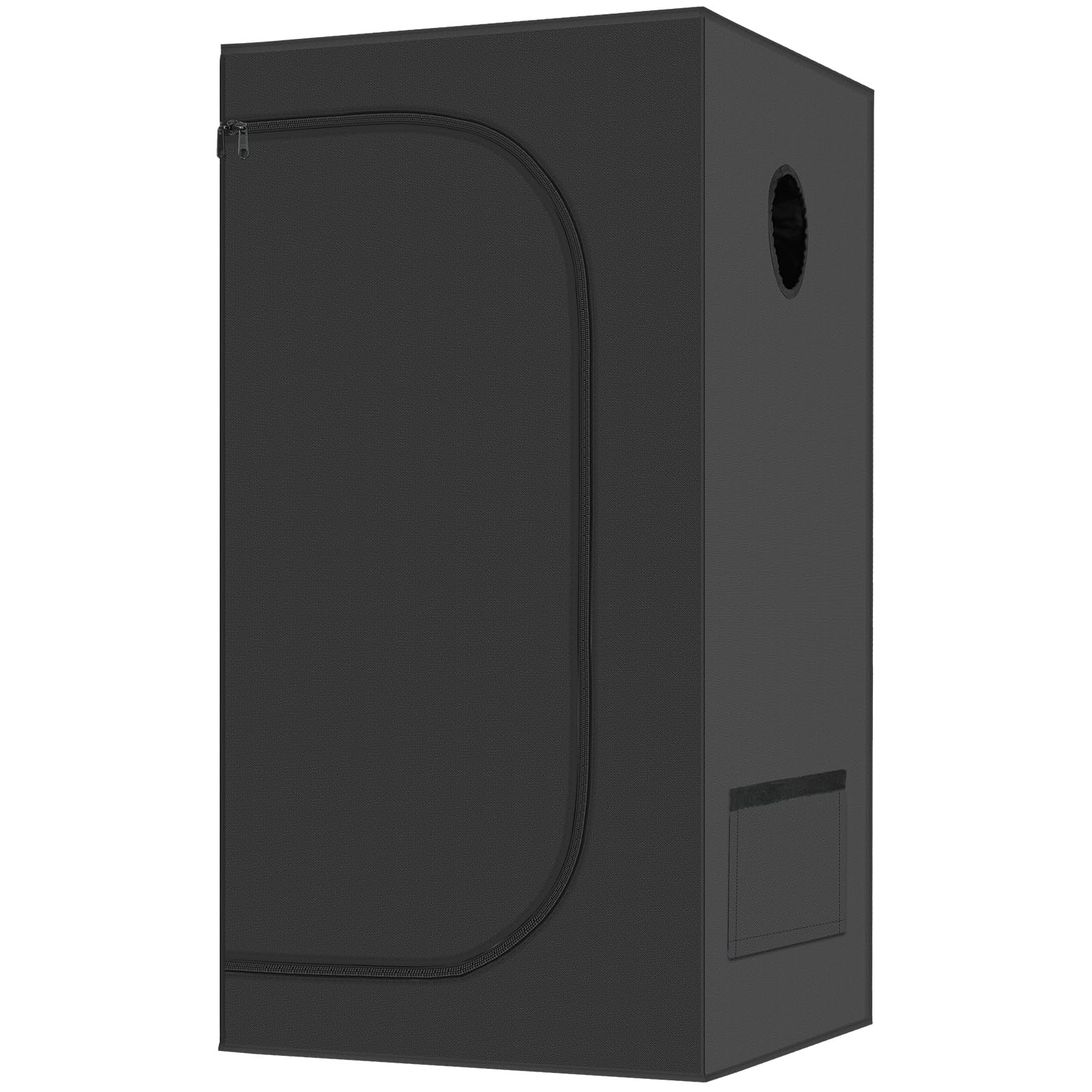 VIEWALL Tienda de Cultivo 60x60x120 cm,Color Negro para Plantas,Caja de Cultivo,Tienda de Cultivo,Caja de Invernadero,Armario Pequeño para Flores,Verduras,Hierbas,Tomates,para Balcón,Jardín,Terraza