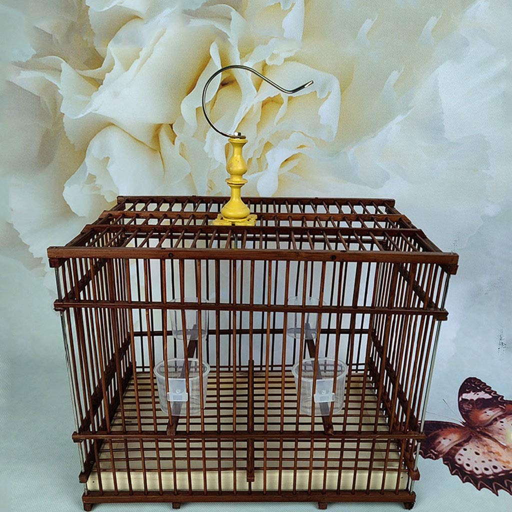 Jaula de Vuelo para pájaros, Jaula Rectangular para pájaros, Gancho de Acero Inoxidable, Jaula para pájaros Ornamentales para Exteriores, Jaula para pájaros