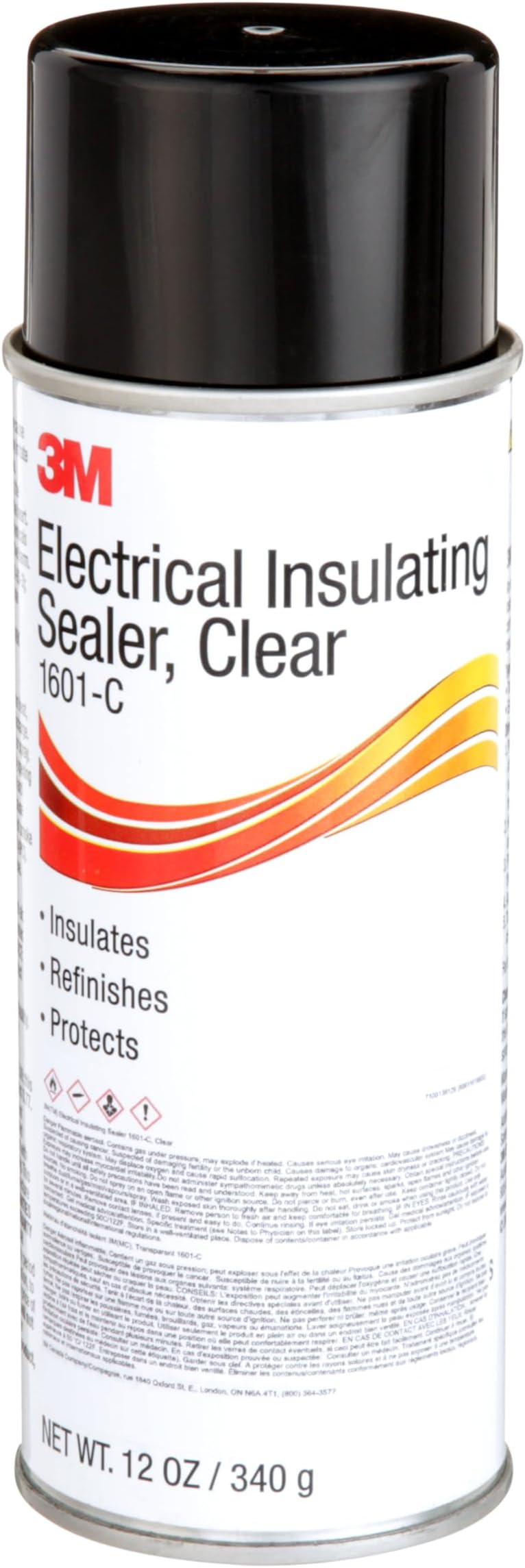 3M Electrical Insulating Sealer, 1601-C, Clear