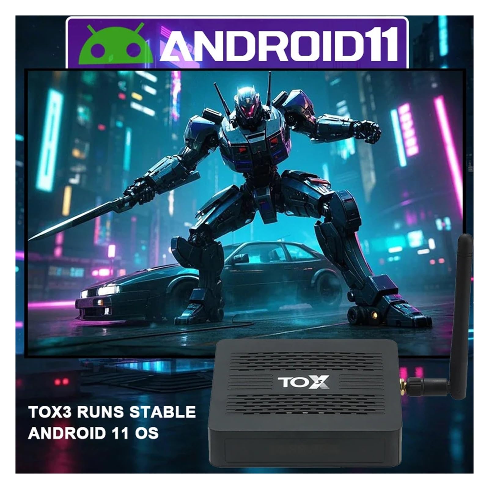 1 szt. UGOOS TOX3 Smart TV Box