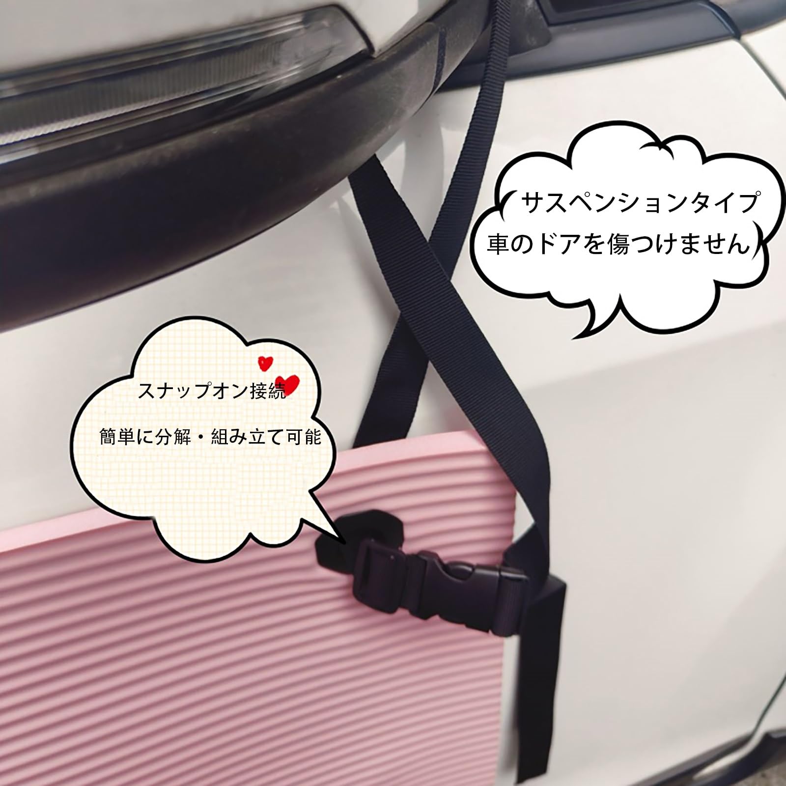 Amazon.co.jp: 車のドアプロテクター 凹み防止車ドアプロテクター