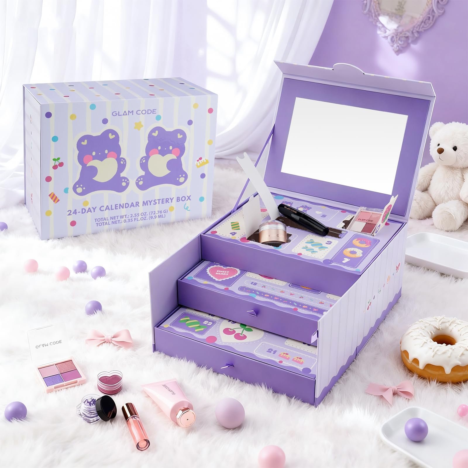 Amazon.com : Glam Code Girls Makeup Gift Set for Teens, Happy