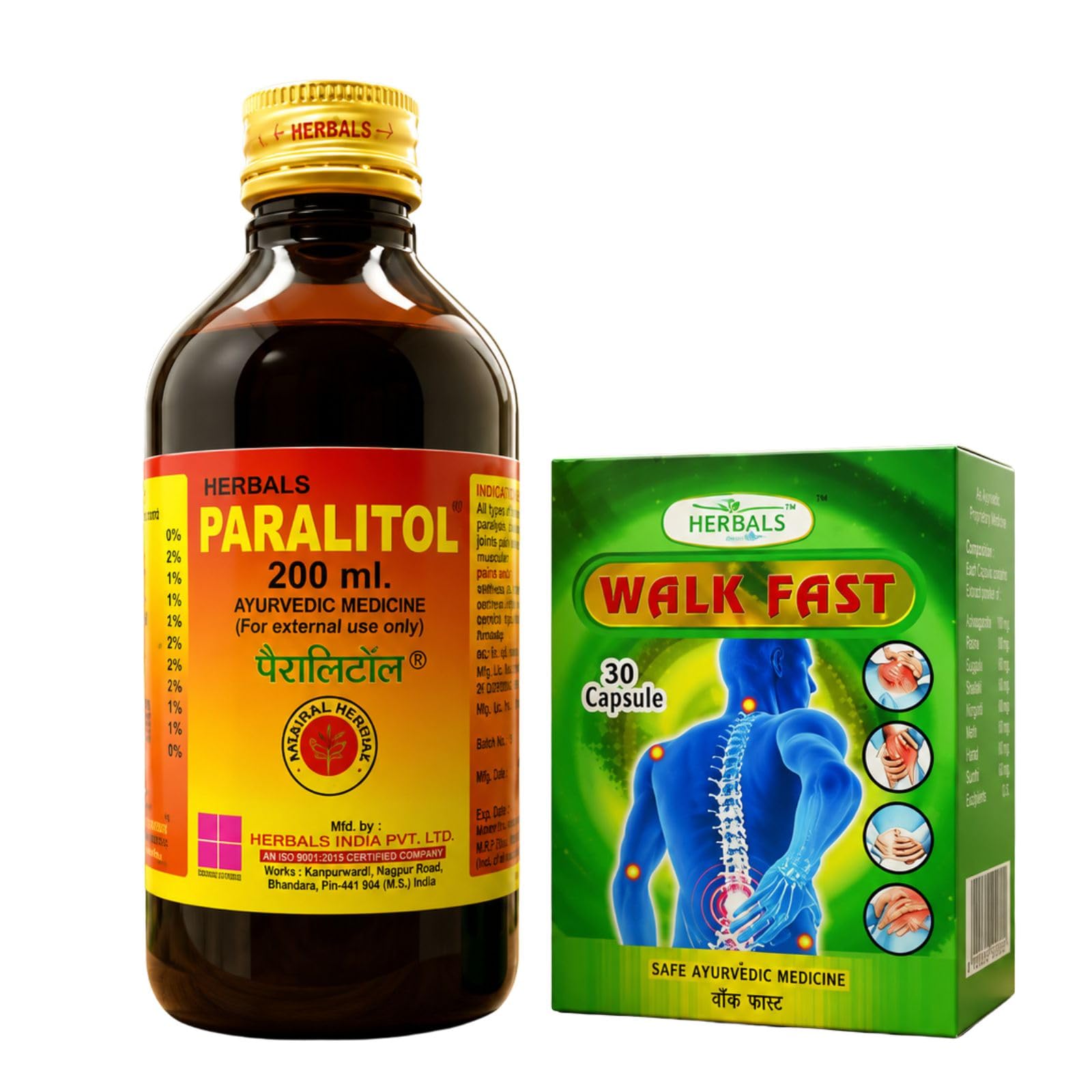 Ayurvedic Paralitol Oil & Walk Fast Capsule | Artharists | Joint pain | Pain relief | 200ml + 30caps | Combo Pack-image-25