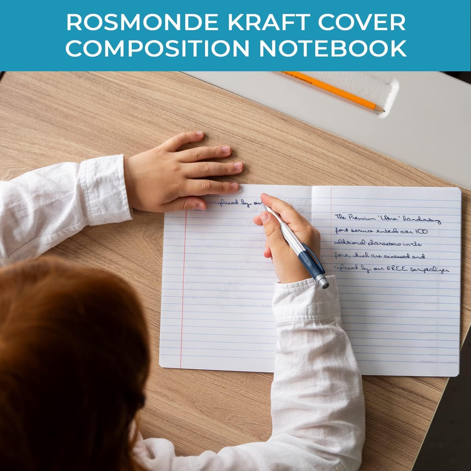 Rosmonde Confezione da 48 quaderni A5 in carta kraft, 120 pagine (60 fogli), di lunga durata, a righe larghe, 8 x 5,75 cm, quaderni di composizione sfusa, diari di viaggio in carta kraft sfusa,