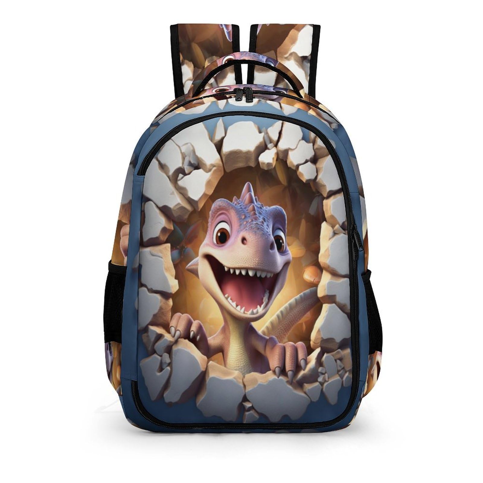Mochila Dragón León Escolar Para Niña, Mochilas Niñas 6 8 10 Chicos, Mochila Colegio Niños De Viaje Con Animal Patterns, 32 X 18.5 X 42 Cm