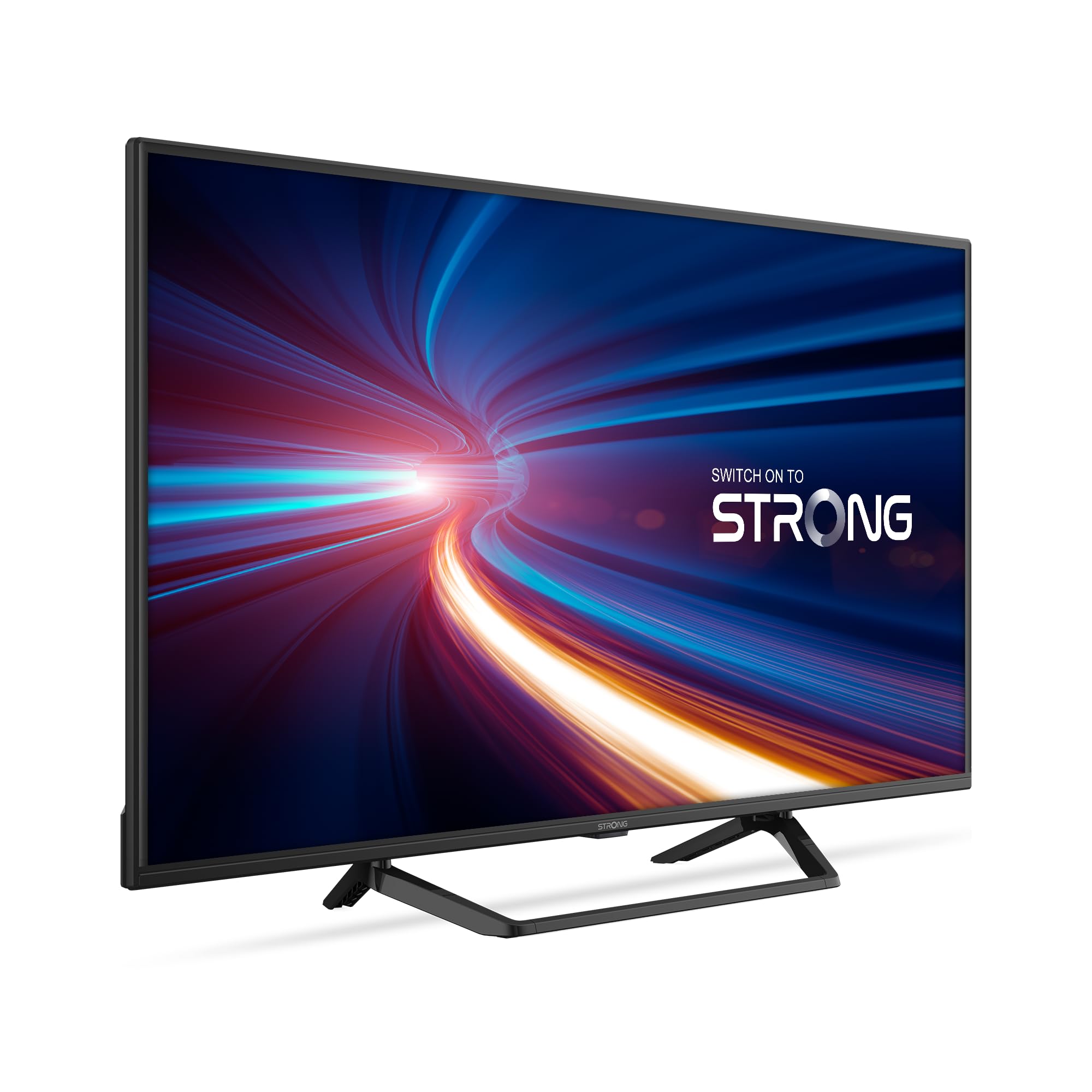 STRONG - 40 Zoll (100 cm) Full HD Fernseher SRT40FF2003C - Herausragende Bildqualität - Triple-Tuner - 3 HDMI-Anschlüsse (1 ARC), 2 USB-Anschlüsse, AV, Antennen-/SAT-Anschluss - schwarz