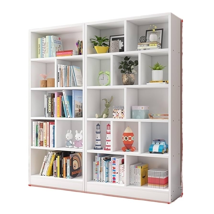 ④本棚 本棚 幅60cm 4段 スライド書棚 ボックスラックシリーズ （ 書棚