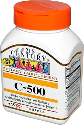 21st Century Vitamina C 500Mg 110 Ct (paquete de 2)