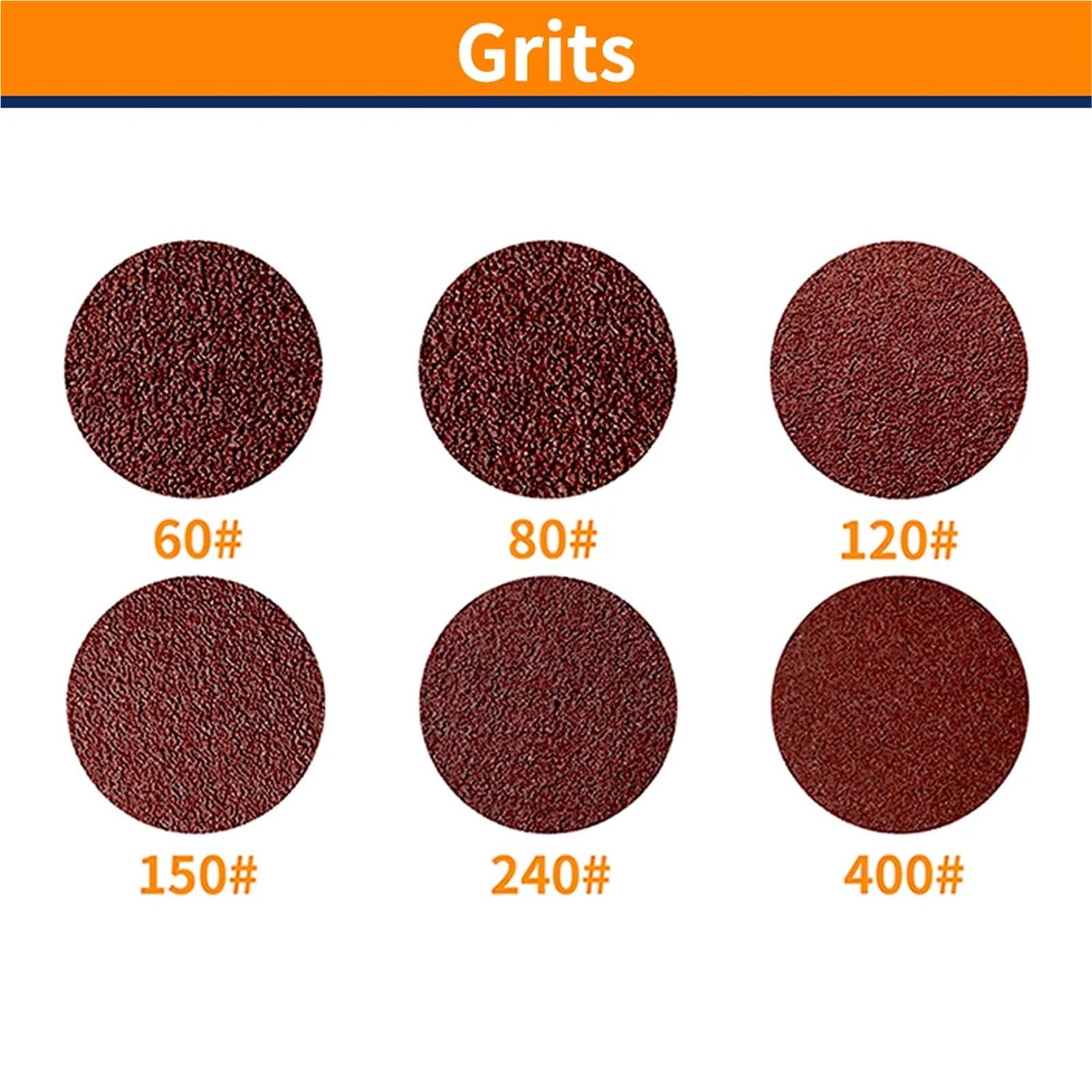 Schleifband 6PCS 1220 * 150mm Abrasive Bands,60/80/120/150/240/400 Grits Assortment Aluminum Oxide Sanding Belts For Wood Soft Metal Grinding