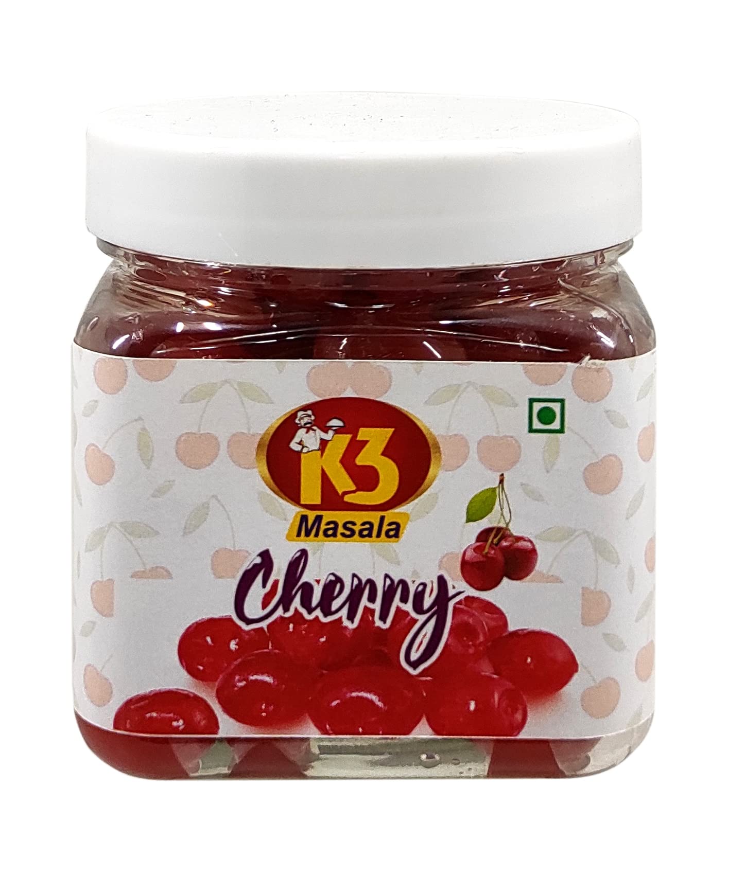 Green Piece Cherry/Cherries 250gm Cherries (250 g)(Pack of 1)