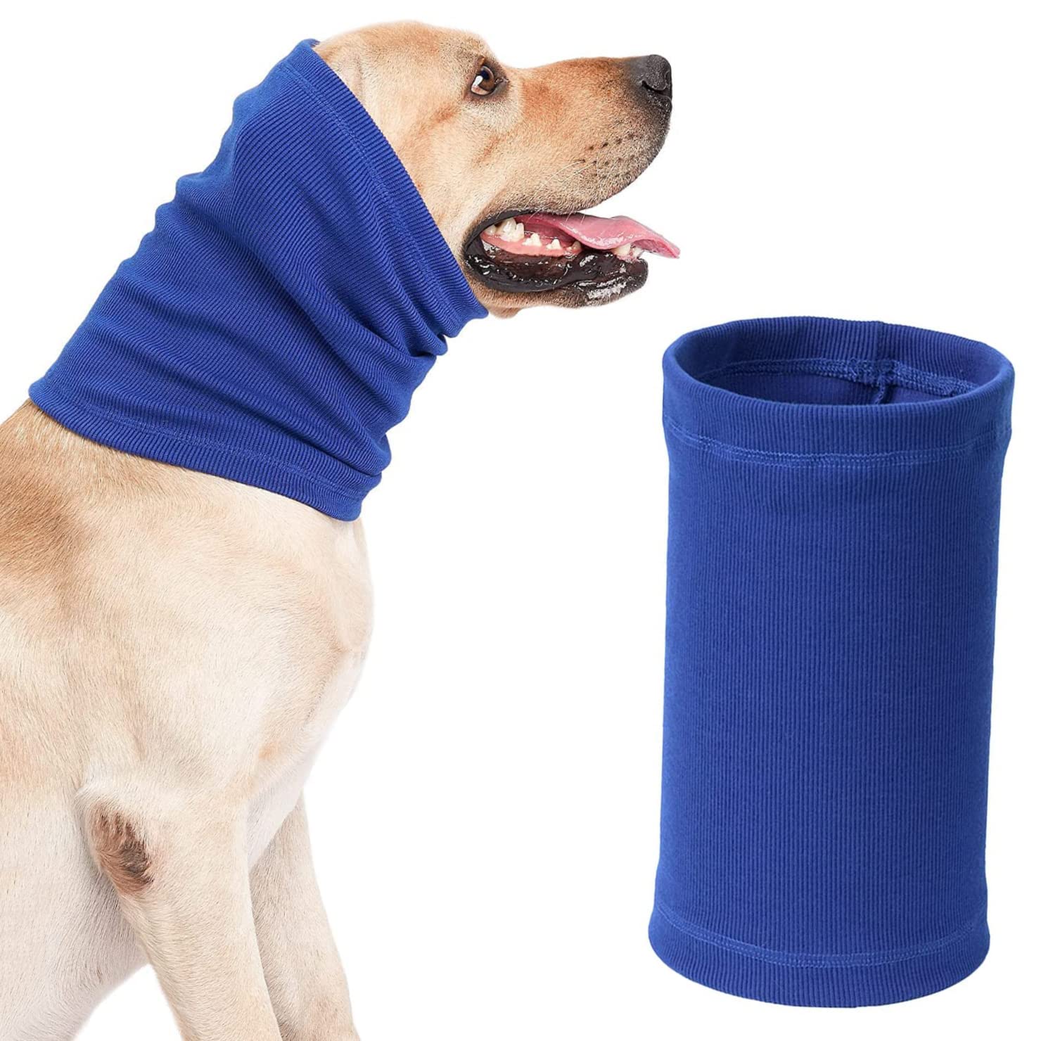 Dog Snood Pet Neck Protector Ears Warmer Calming Hoodies Dogs