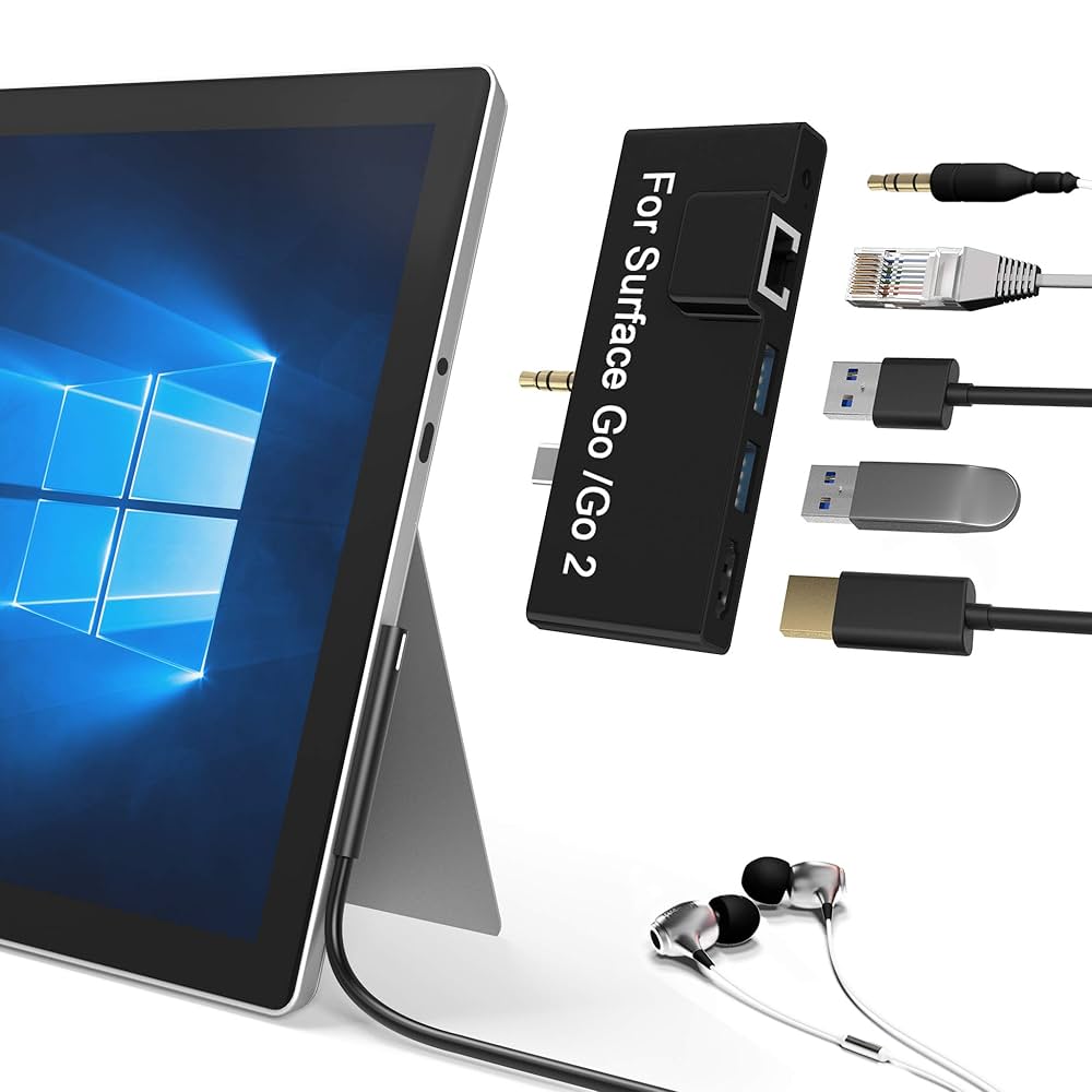 Amazon | Surface Go1/Go2/Go3 USB ハブ 7ポート サーフェス