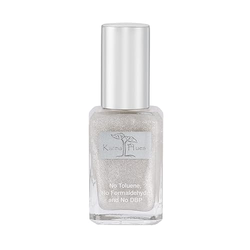 karma organic Esmalte de uñas natural, vegano y libre de crueldad, sin tolueno, sin formaldehído, sin DBP y libre de TPHP, Lul Shmmer