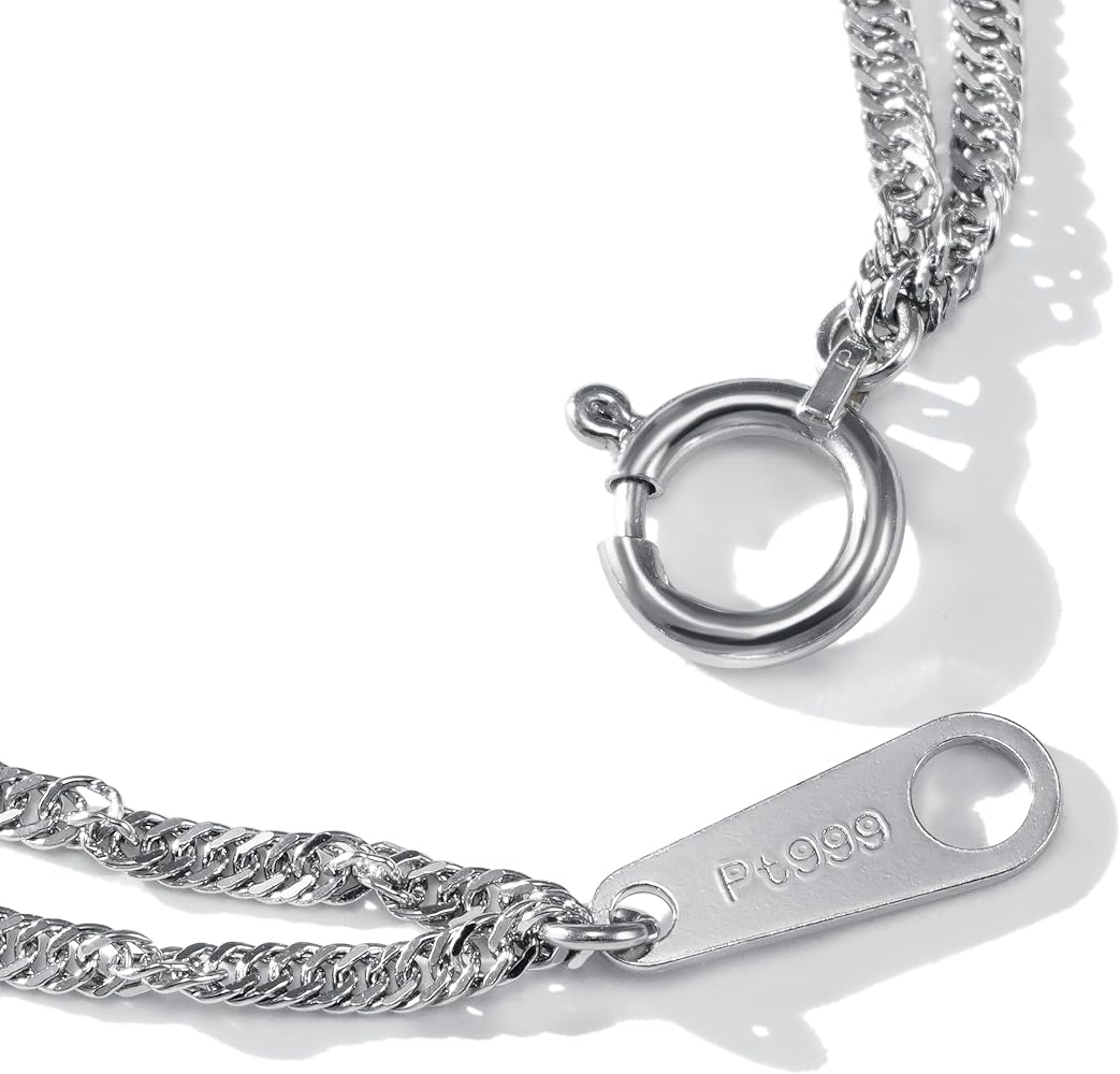 Amazon | [SPERANZA] 純プラチナ スクリュー 2連 ブレスレット