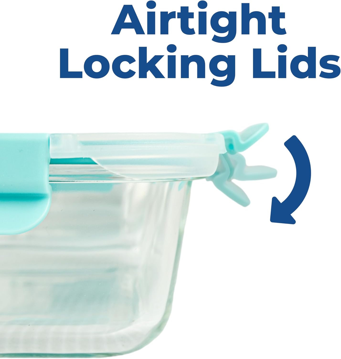 24 Piece Glass Microwave Dishwasher Safe Storage Prep Meal Containers with Lids Leak Proof (Blue)