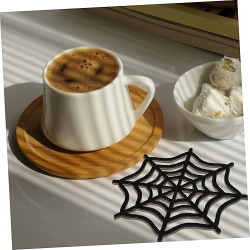 Miniatura 4 de UPKOCH 6 posavasos resistentes al calor, tapetes decorativos de fieltro para Halloween