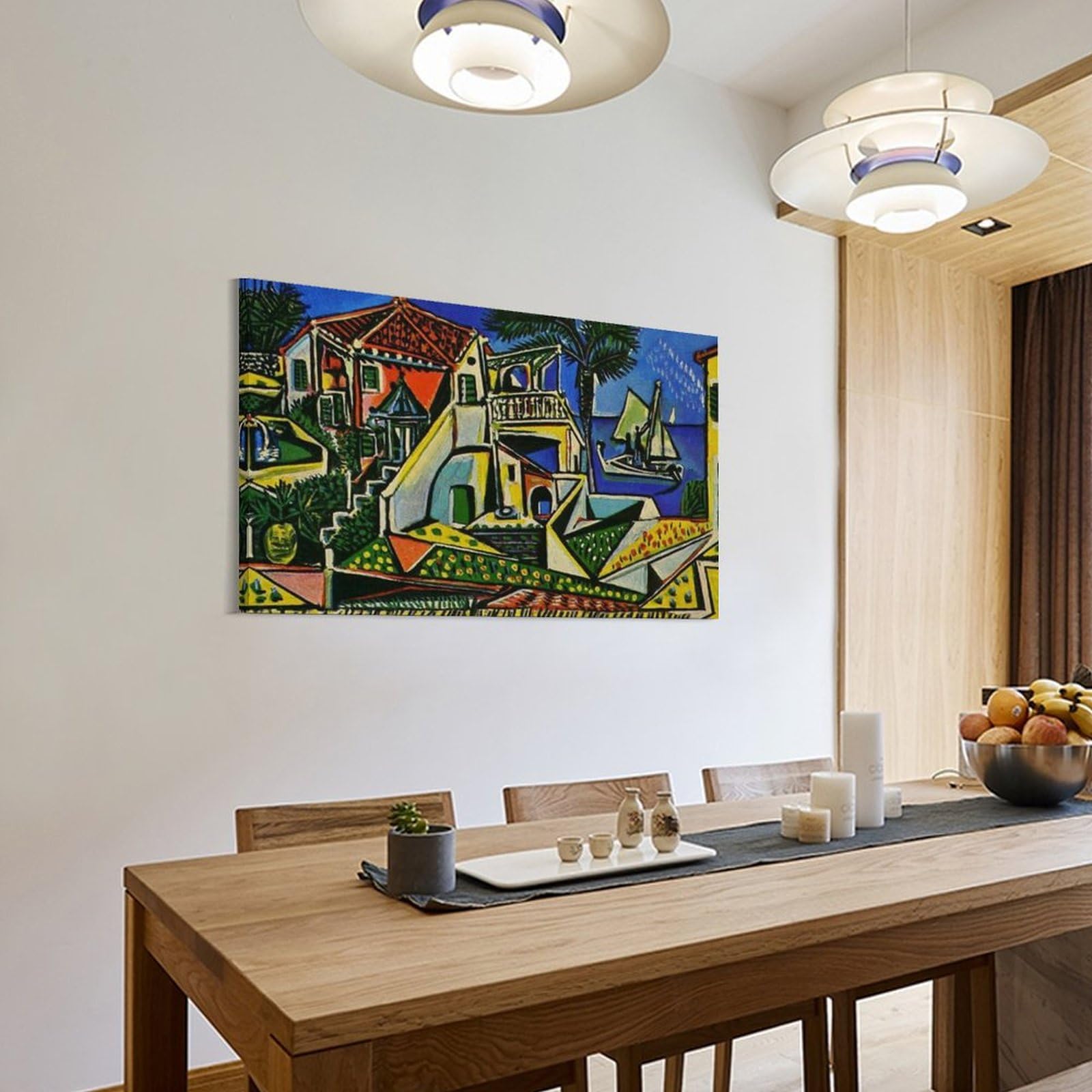 Amazon.co.jp: パブロ・ピカソ「地中海」アート ゴッホ油絵風景画