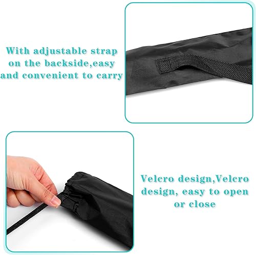 Miniatura 3 de Estuche de transporte para taco de billar, bolsa de almacenamiento de billar, estuche negro para taco de billar de 35 pulgadas