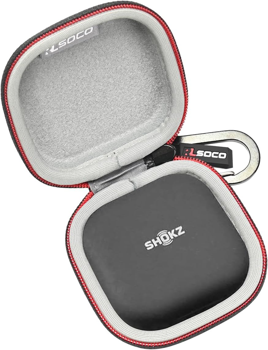 Hard Case for SHOKZ NEW OpenFit 2+/2/Air/OpenFit Open-Ear Headphones,True Wireless Bluetooth Earphones - Black (Case Only)