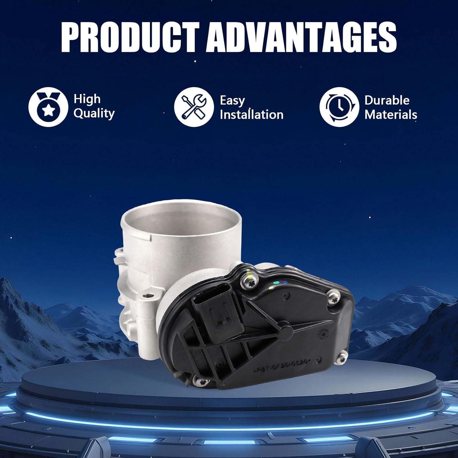 Electronic Throttle Body (For V6-3.5L) Fit for Ford Expedition (15-17) F-150 (11-16) Transit 150 250 350 350HD (15-20), for Lincoln Navigator (15-17) Replaces BL3Z9E926A, BL3Z9E926B, BL3Z9E926BFC