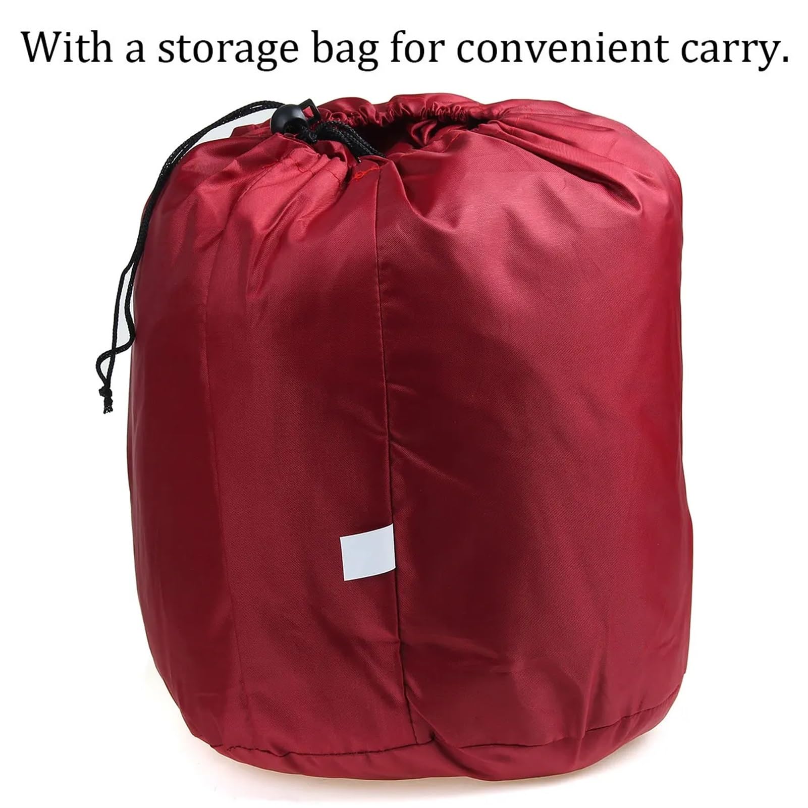 Telo Copri Barca Copertura for barca da yacht 210D 11-22FT Copertura for barca Barco Anti-UV Impermeabile Resistente Tela for barca trasportabile Accessori for barche Telo Copertura(Burgundy Red-17-19