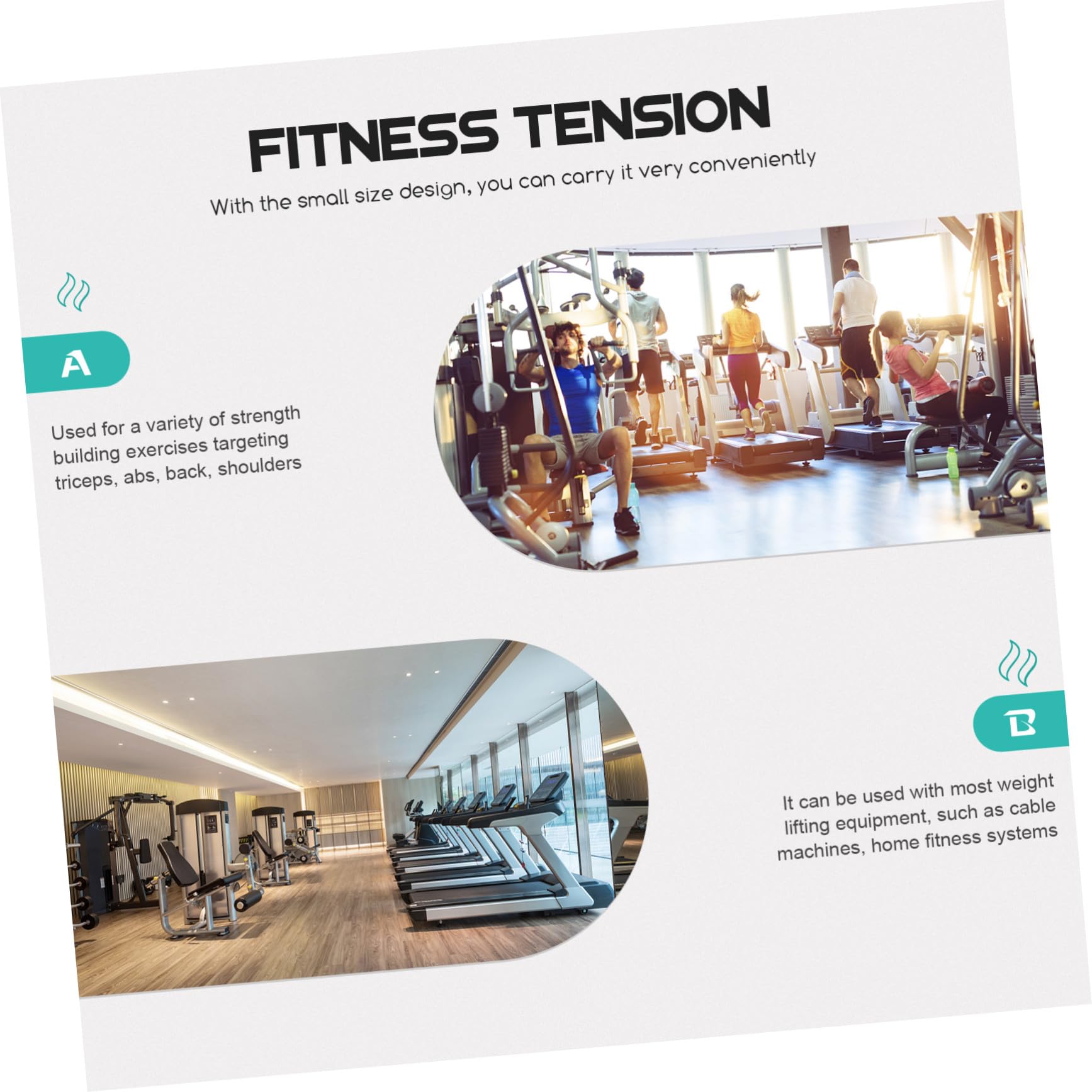 Barra Acero Inoxidable con Anillo de Rodamiento de Tracción Corta Fácil Instalación para Entrenamiento Muscular para Gimnasio y Hogar